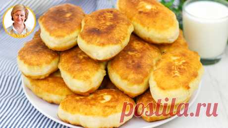 Тесто на кефире - жареные пирожки с картошкой как пух