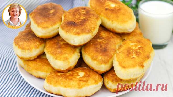 Тесто на кефире - жареные пирожки с картошкой как пух