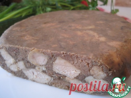 Мясо пресованое в чулке