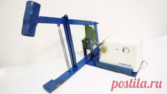 Маленький кузнечный молоток на основе шнековой электромясорубки