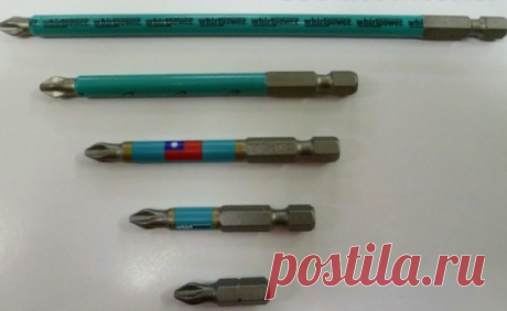 Какие бывают биты для шуруповерта (часть1) | Ремхак | Яндекс Дзен