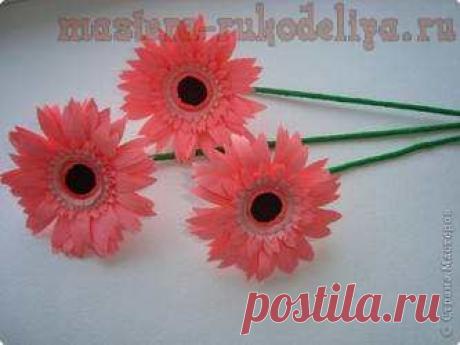 Мастер-класс по квиллингу: Букет гербер