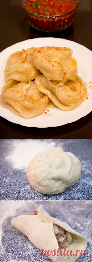 Манты с курицей | Простые кулинарные рецепты с фотографиями