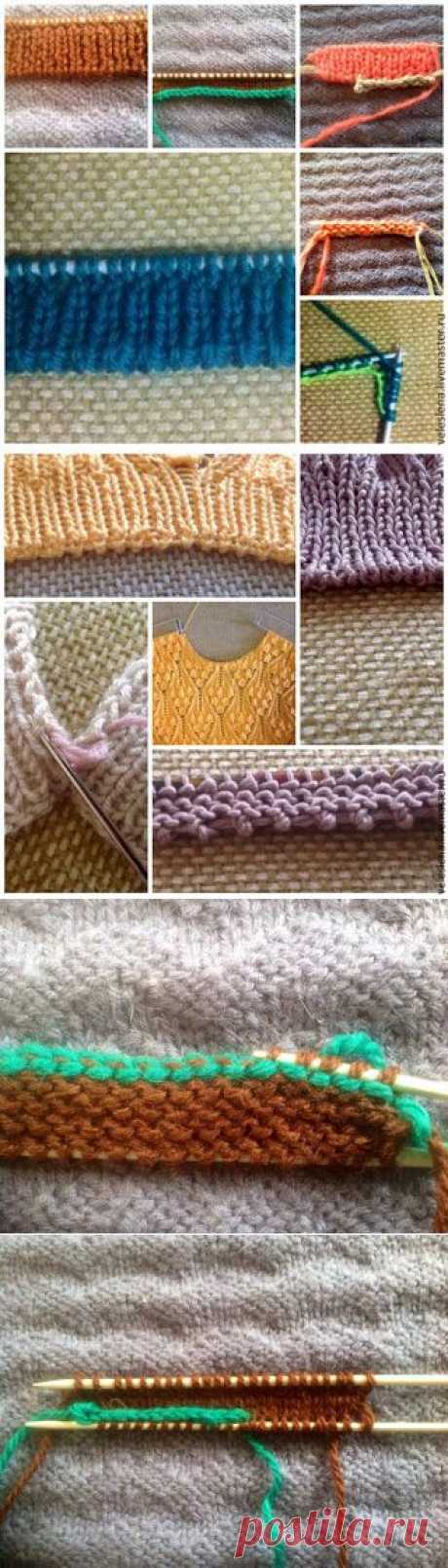 Knitting&amp;Design: Итальянский набор петель - альтернатива.