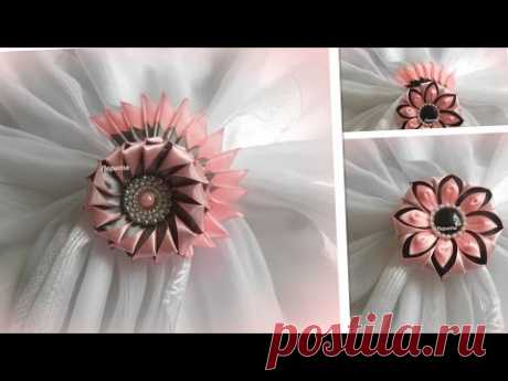 Kanzashi/ Канзаши, цветочки/ МК/ DIY/new petals/