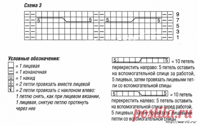 Комфортное пончо с капюшоном (Вязание спицами) | Журнал Вдохновение Рукодельницы