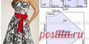 MOLDE DE VESTIDO CRIANÇA