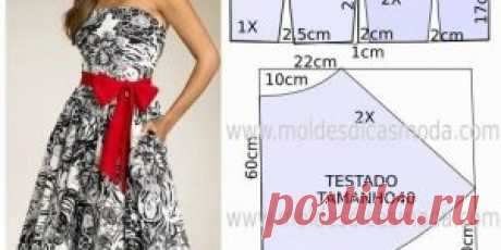 MOLDE DE VESTIDO CRIANÇA
