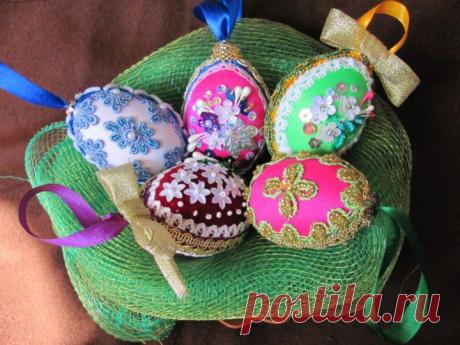 (+1) тема - Украшение яиц на пасху. | Очумелые ручки