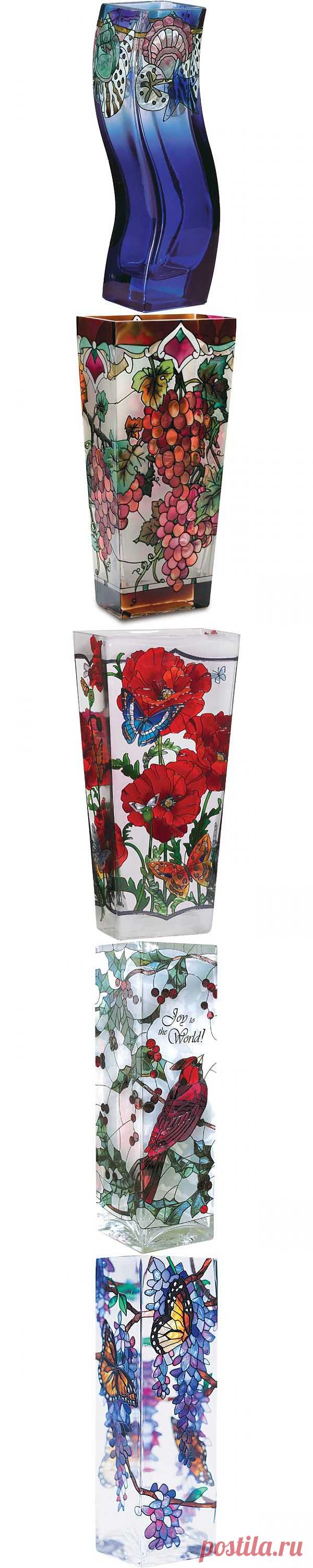 Вазы с ручной росписью