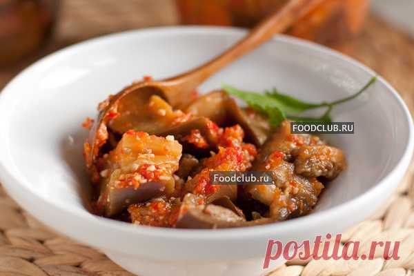Баклажаны на зиму — пошаговый рецепт на Foodclub.ru