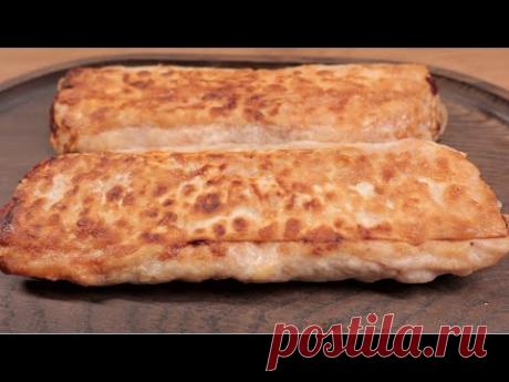 Пицца в лаваше на сковородке