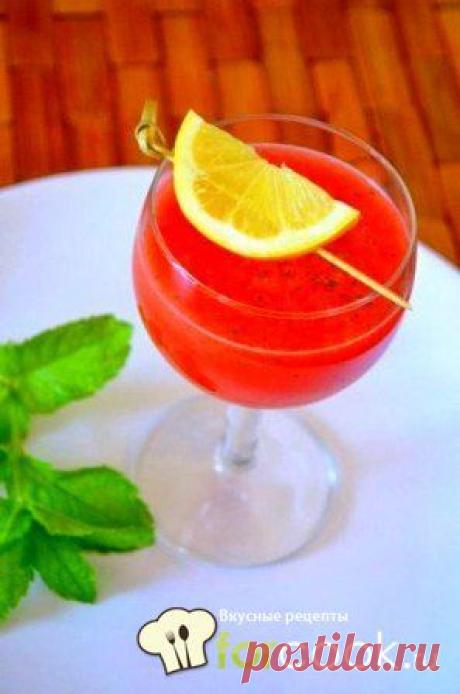 Арбузный фреш с мятой и лимоном