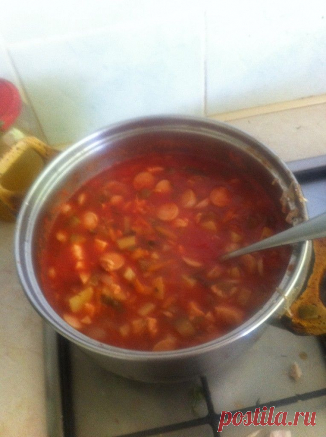 Быстрый рецепт солянки