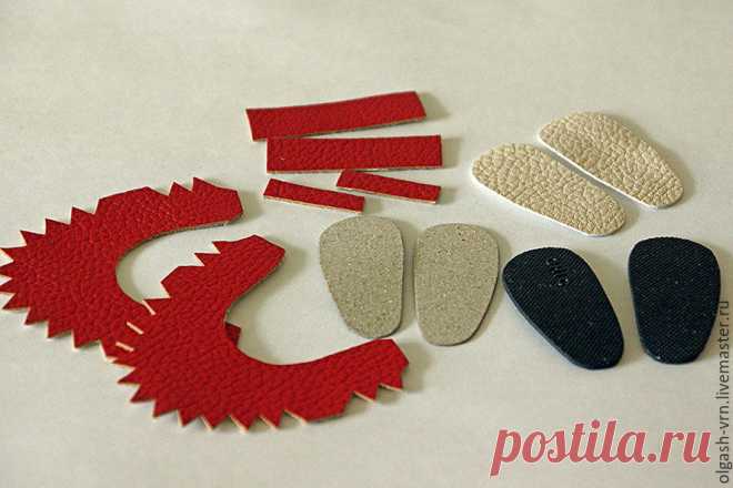 Как сшить кукольные балетки из кожзама на колодке