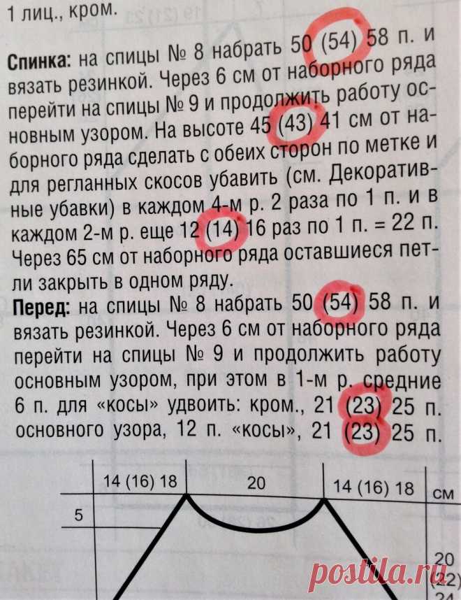 Вязальная шпаргалка. Размеры | SIBKNITTING | Яндекс Дзен