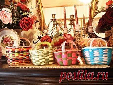 Make Mini &quot;BASKET&quot; using &quot;Plastic Bottle&quot;