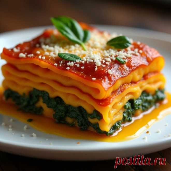 Лазанья с тыквой — Пошаговый рецепт приготовления 2024 | Простые и вкусные домашние рецепты