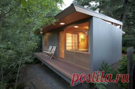 Award Winner Tiny Teahouse by Pietro Belluschi Has Famous Roots and Tons of Style! - Tiny Houses