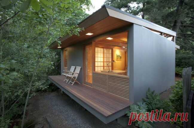 Award Winner Tiny Teahouse by Pietro Belluschi Has Famous Roots and Tons of Style! - Tiny Houses