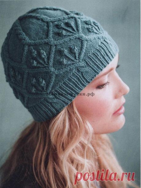 Бесшовная шапка вязаная спицами (Seamless Cap). Схемы и описание на русском - Мамины ручки