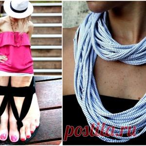 Интересные идеи по переделке старых футболок - МирТесен