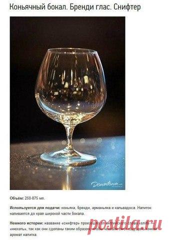 виды бокалов