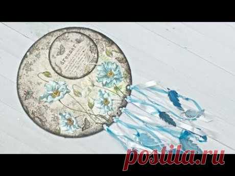 Łapacz snów decoupage - DIY tutorial