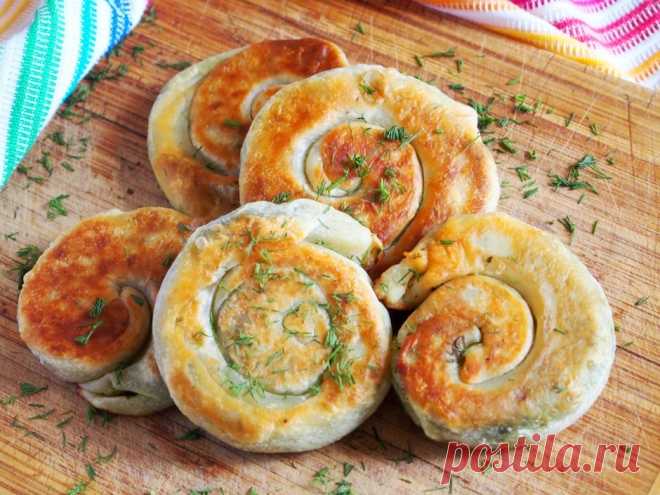ЛЕПЁШКИ С ЗЕЛЕНЬЮ