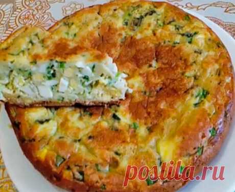 Заливной пирог с рисом и яйцом – очень быстро и фантастически вкусно | Вкусняшки | Яндекс Дзен