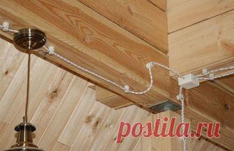 Монтаж электропроводки в деревянном доме – делаем сами, соблюдая правила