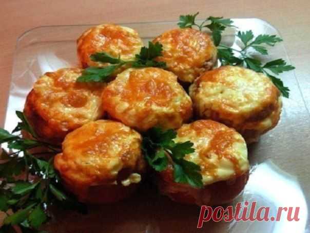 Помидоры, фарш / Изысканные кулинарные рецепты