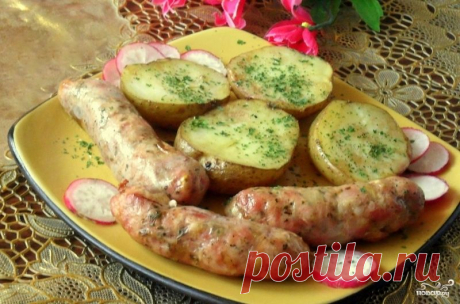 Сосиски в духовке - пошаговый кулинарный рецепт на Повар.ру