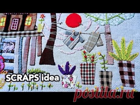 Идея рождественского подарка┃Вышивка и аппликация┃Техника, выкройки и дизайн #HandyMum