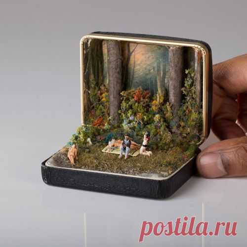 Диорамы в винтажных шкатулках