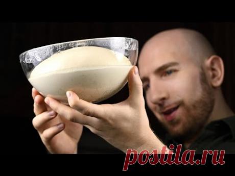 Рецепт моего любимого Теста для пиццы. Ручной замес без миксера.