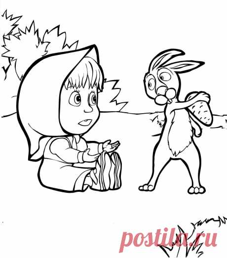 раскраска маша и медведь - Поиск в Google