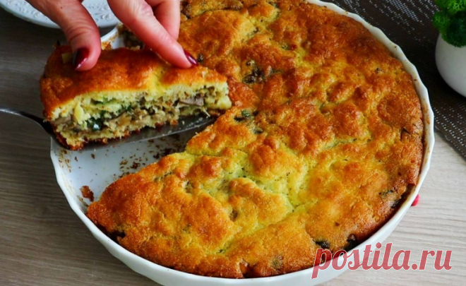 Манник с курицей и грибами — вкусный и простой рецепт