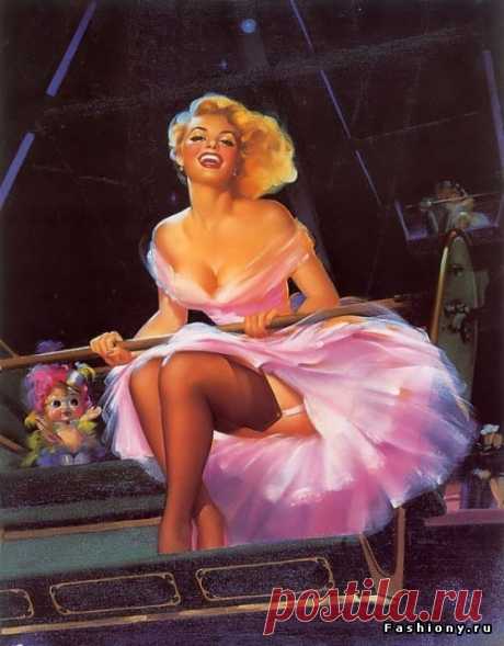 Девушка в стиле PIN UP вчера и сегодня / стиль пин ап фото