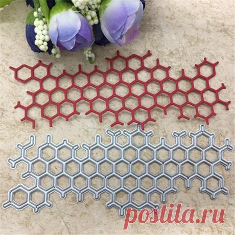 Металлические Вырубные штампы в виде сот, трафареты скрапбукинга, декоративная папка для тиснения, углеродистая сталь, бумажная карта, сделай сам, высечки - купить по выгодной цене | AliExpress