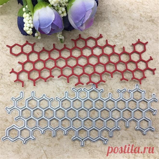 Металлические Вырубные штампы в виде сот, трафареты скрапбукинга, декоративная папка для тиснения, углеродистая сталь, бумажная карта, сделай сам, высечки - купить по выгодной цене | AliExpress