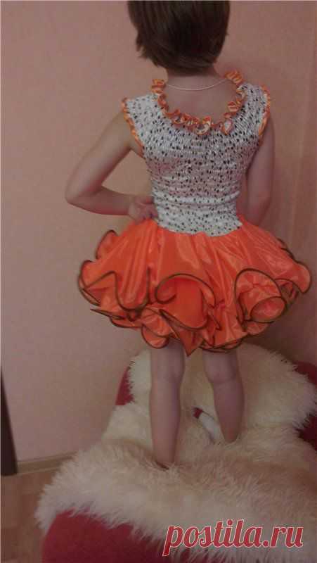 Костюм снежинки коллективно