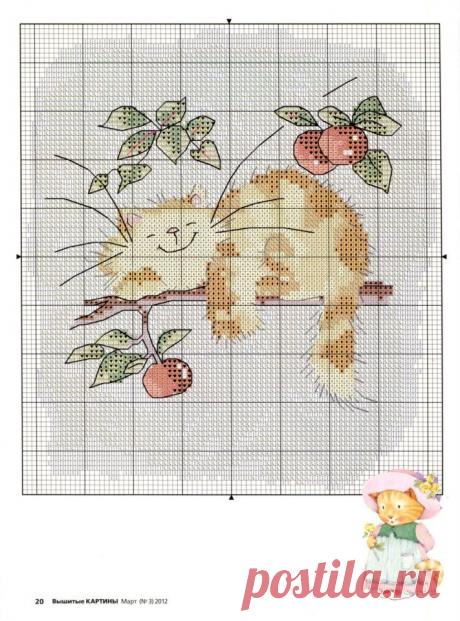 Вышиваем кошек - Домоводство - медиаплатформа МирТесен