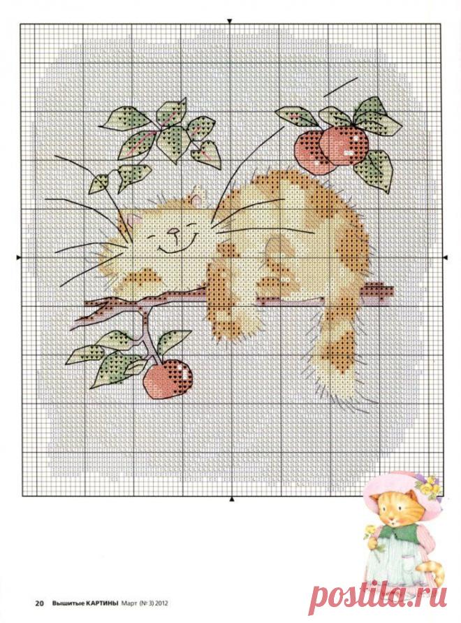 Вышиваем кошек - Домоводство - медиаплатформа МирТесен