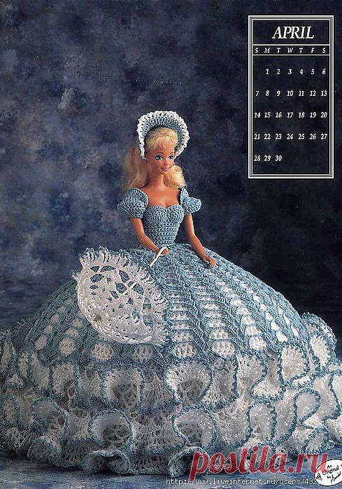 потрясающее платье для барби.