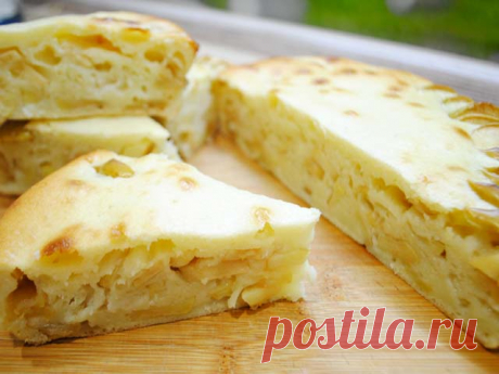 Пышная шарлотка с яблоками на кефире — вкусные рецепты приготовления в духовке