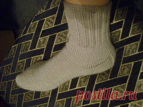 Вяжем носки с мыска - Мои статьи - Наши мк - ПомоГаюшка