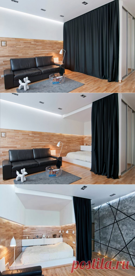 Интерьер и планировка квартиры-студии 40,3 кв. м.