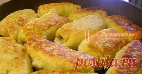 Картофельные рулетики с мясом Сочные, румяные, вкусные рулетики на каждый день!