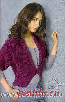 Жакеты » Вязание крючком и спицами схемы и модели